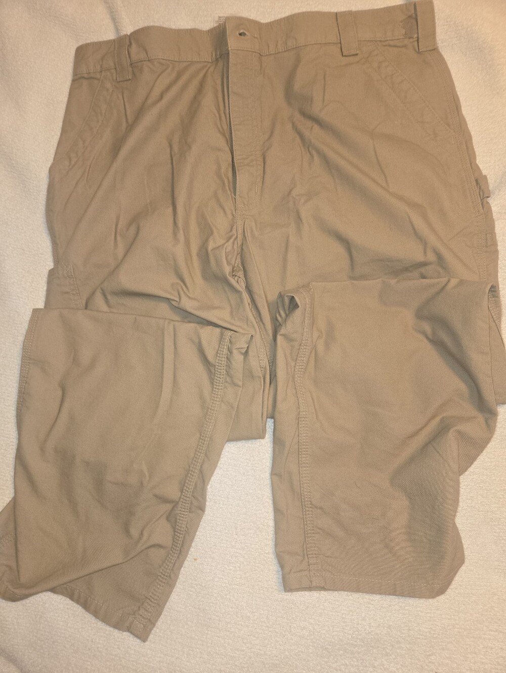 Men's Carhartt Lightweight Khaki Work Pants 42X30
